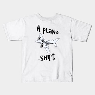 A Plane Shirt Kids T-Shirt